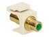 Picture of Module Rca Female Green Insert Almond - 0 of 1