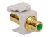 Picture of Module Rca Female Green Insert White - 0 of 1