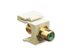 Picture of Module Rca F-type Green Insert Almond - 0 of 1