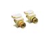 Picture of Gold Plated Binding Post Pair  - 1 Red 1 Black - Almond - 0 of 1