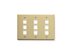 Picture of Blank Faceplate Id 3-gang 9-port Ivory - 0 of 1