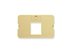 Picture of Bezel Elite Flat 1-port Ivory - 0 of 1