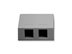 Picture of Surface Mount Box Elite 2-port Gray - 0 of 1