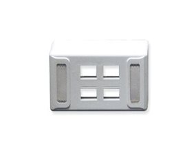 Picture of Faceplate Furniture Univ 4-port White