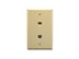 Picture of Wall Plate 2 Voice 6p6c Ivory - 0 of 1