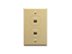 Picture of Wall Plate Designer 2 Voice 6p6c Ivory - 0 of 1
