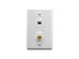Picture of Wall Plate Designer 6p6c & F-type Wh - 0 of 1