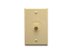 Picture of Wall Plate Designer F-type Ivory - 0 of 1