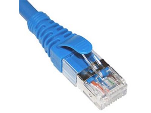 Blue CAT 6A (FTP) 10G Patch Cord, 10 Ft.
