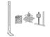 Picture of Footed box support for floor mounting at 12 Inch - Each - 0 of 1