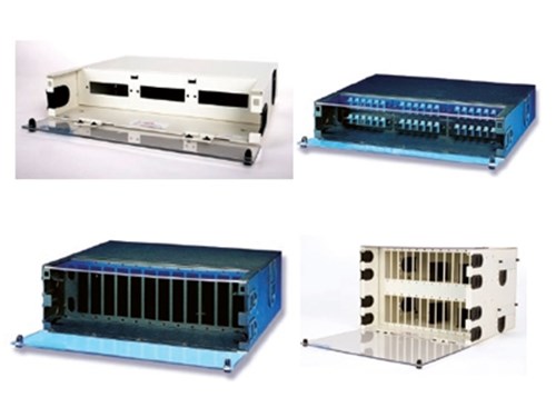 FiberOpticx Rack Mount Cabinet - 4U 72 Splice Capacity - Black