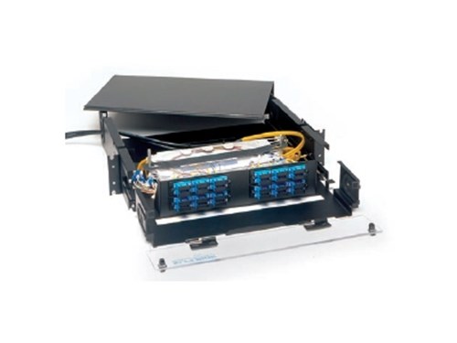 FiberOpticx Rack Mount Cabinet - 2U 24 Port Capacity with Plexiglas Cover