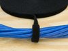 Picture of 3/8 Inch Continuous Black Hook and Loop Wrap - 25 Yards