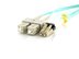 35m OM3 multimode duplex fiber optic patch cable 50/125 aqua Mini LC to SC - 0 of 1