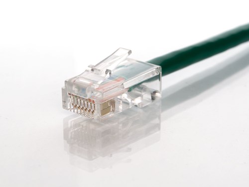 CAT5e Patch Cable - 2 FT, Green, Assembled