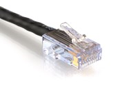 Picture of Cat 6 Ethernet Patch Cable - 3 FT, Black, Assembled
