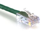 Cat 6 Ethernet patch cable with booted RJ45 male connector