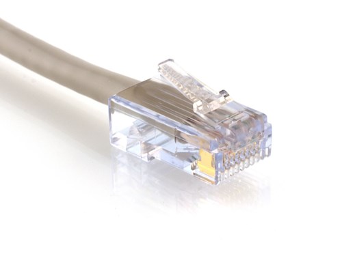 Cat 6 Ethernet Patch Cable - 25 FT, Gray, Assembled