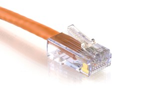 Picture of Cat 6 Ethernet Patch Cable - 25 FT, Orange, Assembled
