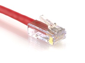 Picture of Cat 6 Ethernet Patch Cable - 25 FT, Red, Assembled