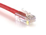 Cat 6 Ethernet patch cable with booted RJ45 male connector