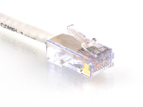 Cat 6 Ethernet Patch Cable - 1 FT, White, Assembled
