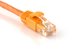 Picture of Cat 6 Ethernet Patch Cable - 50 FT, Orange, Booted - 0 of 3