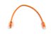 Picture of CAT5e Patch Cable - 1 FT, Orange, Booted - 1 of 2