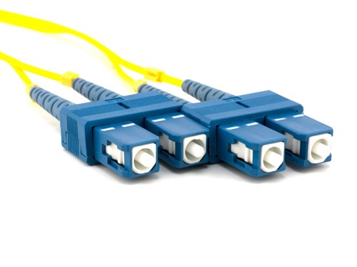 3m Singlemode Duplex Fiber Optic Patch Cable (9/125) - SC to SC