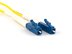 LC to LC singlemode simplex fiber optic patch cable, 9/125, connector view - 0 of 4