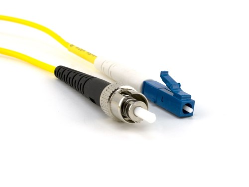 2m Singlemode Simplex Fiber Optic Patch Cable (9/125) - LC to ST