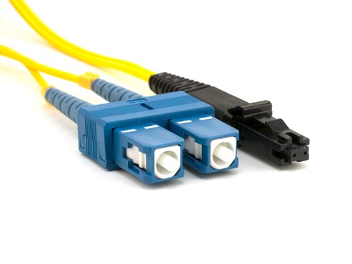 5m Singlemode Duplex Fiber Optic Patch Cable (9/125) - SC to MTRJ