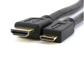 Picture of 3 FT High Speed HDMI to Mini HDMI C Cable with Ethernet