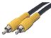 Picture of 6 FT RCA Video Cable - Nickel with Yellow Boot - 0 of 1