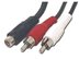 Picture of .5 FT RCA Mono to Stereo Cable - RCA Female to Dual RCA Males - 0 of 1