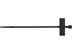 Picture of 4 Inch Black Miniature ID Cable Tie - Inside Flag - 100 Pack - 1 of 4