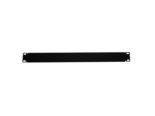 19" Blank Filler Panel, 1U, 1.75 Height, Black