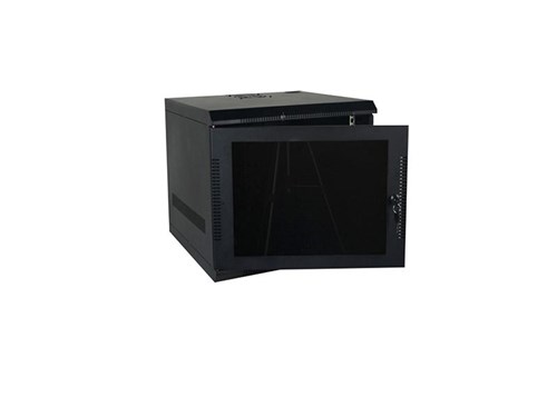 19" Ez-Assembly Wallmount Enclosure, 20.5W X 20"D, 7U, Black