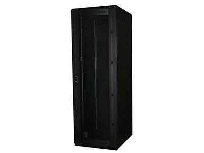 Picture of 7Ft Floor Enclosure, Vented Mesh Door,  27"W X 42"D, 45U, Black