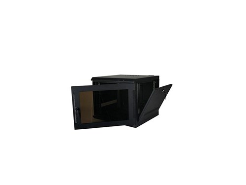 Wall Enclosure, Front/Side Access, 16"H X 21"W X 20"D, 7U, Black