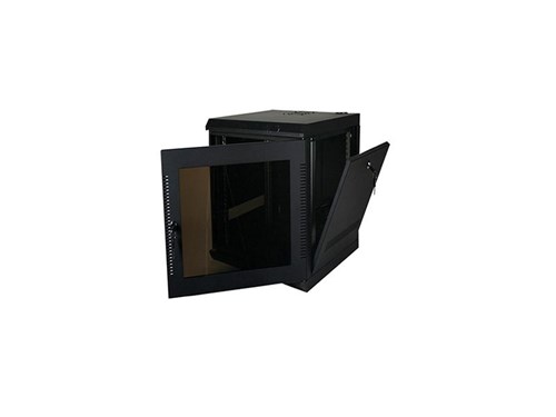 Wall Enclosure, Front/Side Access, 23"H X 21"W X 20"D, 11U, Black