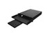 Picture of 19" Keyboard Shelf With Pull-Out Mouse Tray, 1U, 15"D, Black - 1 of 2