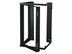 Picture of 4Ft Swing-Out Open Frame Wall Rack, 24"D, 25U Black - 1 of 2