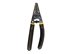 Front view of Platinum Tools ProStrip 16/30 wire stripper, with serrated plier nose, holes in jaw, and ergonomically designed handle - 0 of 1