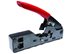 Platinum Tools Tele-Titan Modular Plug Crimp tool with red handle. - 0 of 1