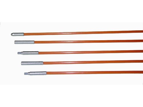 3' Coated Fiberfish II Kit (24 ft - 8-3' Rods, Hook, Bullnose Tip, Ball Chain)