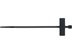 Picture of 4 Inch Black Miniature ID Cable Tie - Inside Flag - 100 Pack - 3 of 4