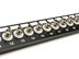 75 ohm isolated BNC patch panel connector close up with numbering - 1 of 4