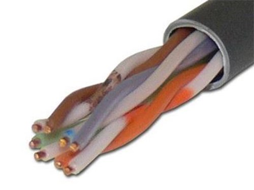 Category 5E Communications Cable - Solid, Gray, Plenum, 350MHz (CMP) - 1000 FT