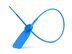Picture of 12 1/2 Inch Standard Blue Pull Tight Plastic Seal with Steel Locking Piece - 100 Pack - 1 of 4